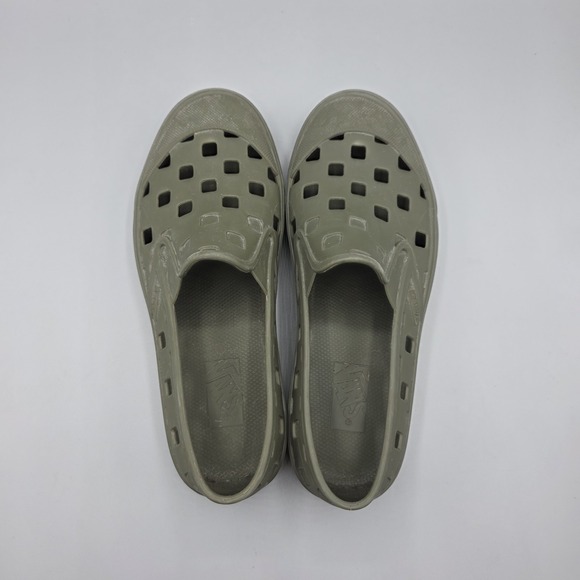 VANS TRK Shoes Womens 6 Green Rubber Breathable Slip On Waterproof Lightweight - Picture 7 of 14
